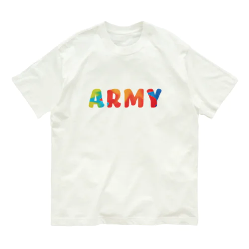 ARMY オーガニックコットンTシャツ