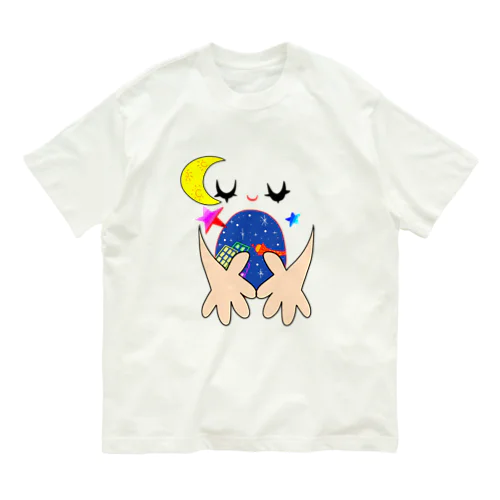 ぴーすふるわーるど オーガニックコットンTシャツ