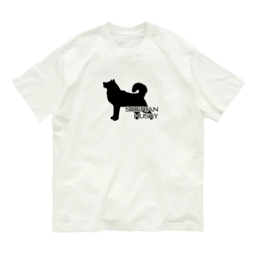 ハスキー オーガニックコットンTシャツ