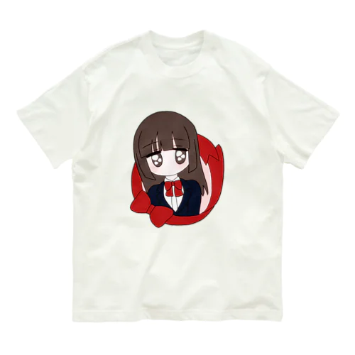 ブレザー制服ちゃん オーガニックコットンTシャツ