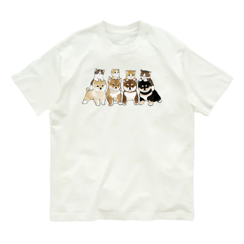 しばにゃん オーガニックコットンTシャツ