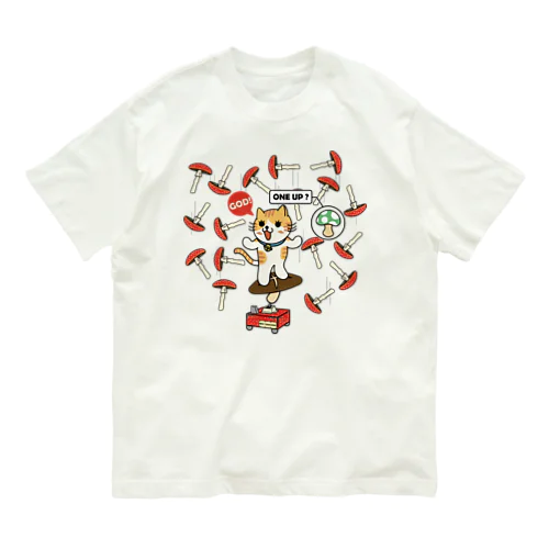 キノコ神（ベニテングダケ） Organic Cotton T-Shirt