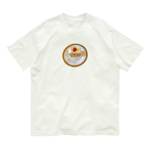 ショートケーキの午後 オーガニックコットンTシャツ