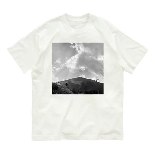 秩父巡礼風景　武甲山 オーガニックコットンTシャツ