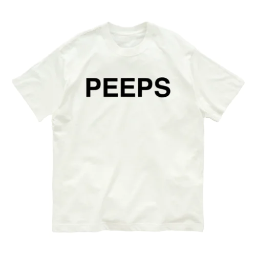 PEEPS-ピープス- オーガニックコットンTシャツ