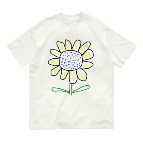 庭のひまわり Organic Cotton T-Shirt