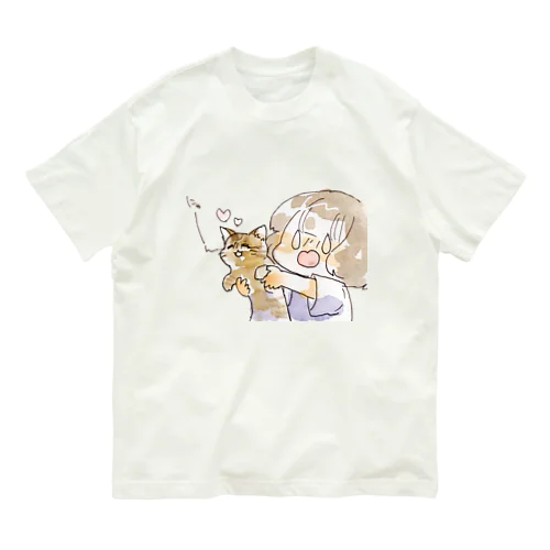 でれでれアーサーくん オーガニックコットンTシャツ