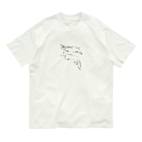 ねこ / chili the cat Organic Cotton T-Shirt