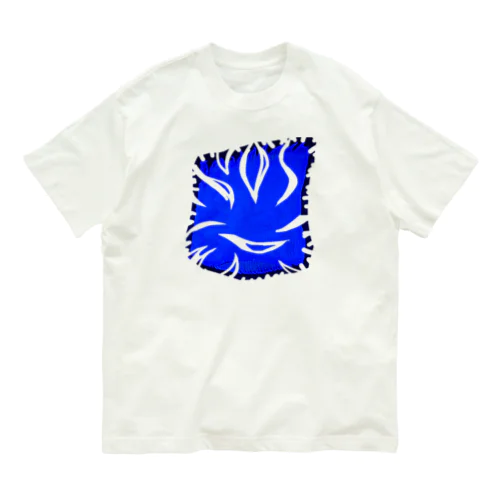 青バリエーション Organic Cotton T-Shirt