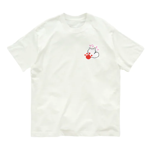 ねこらぶ♥️ オーガニックコットンTシャツ