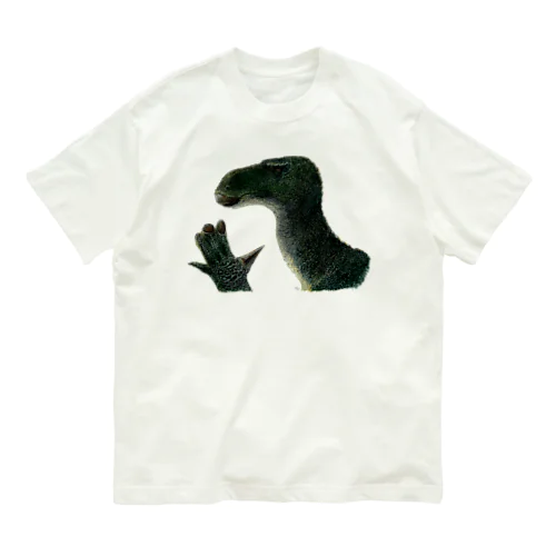 iguanodon（彩色） オーガニックコットンTシャツ