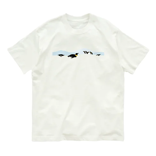 南極の夜 유기농 코튼 티셔츠