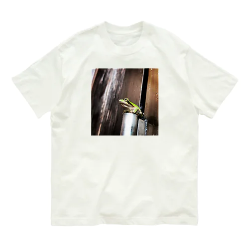 人間みたいなカエルくん3 Organic Cotton T-Shirt