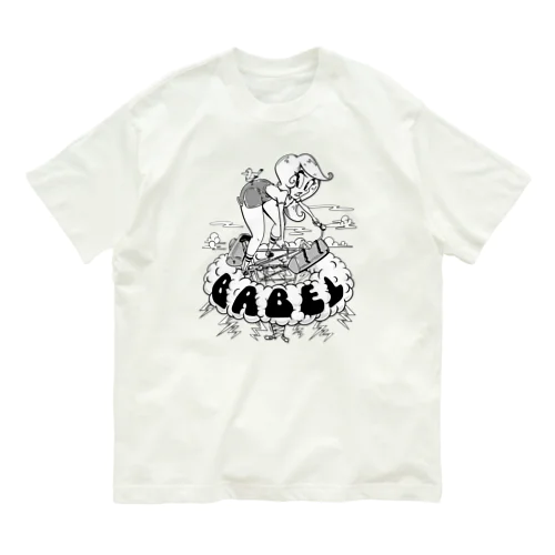 "BABEL" オーガニックコットンTシャツ