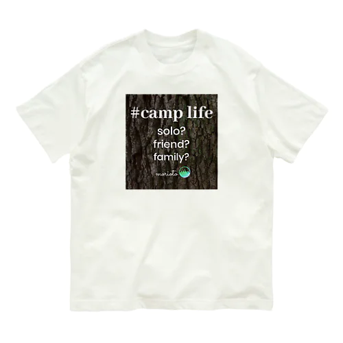 #camplife × morioto オーガニックコットンTシャツ