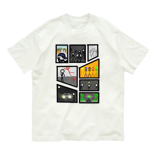 スティックマン・アソート Organic Cotton T-Shirt