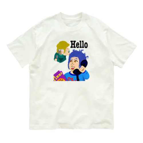 うしろ！うしろ！ オーガニックコットンTシャツ