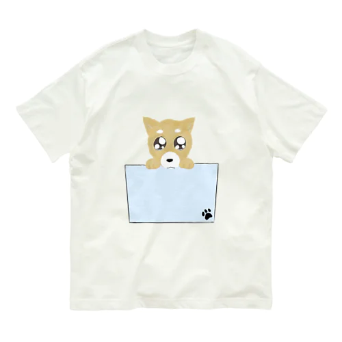 ポケットわんこ オーガニックコットンTシャツ