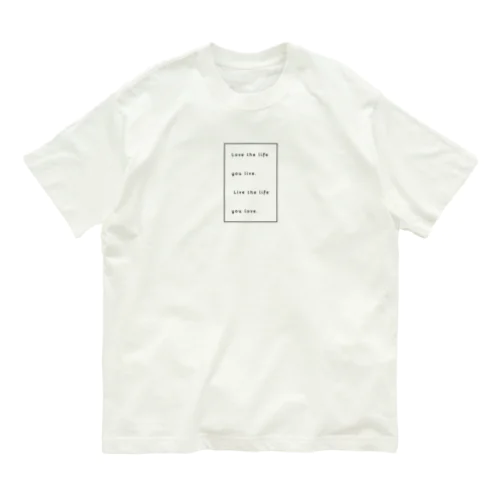 Bob 格言 オーガニックコットンTシャツ