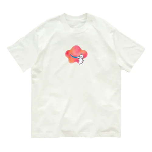 梅にゃい オーガニックコットンTシャツ