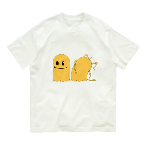 名前なし_イエロー オーガニックコットンTシャツ