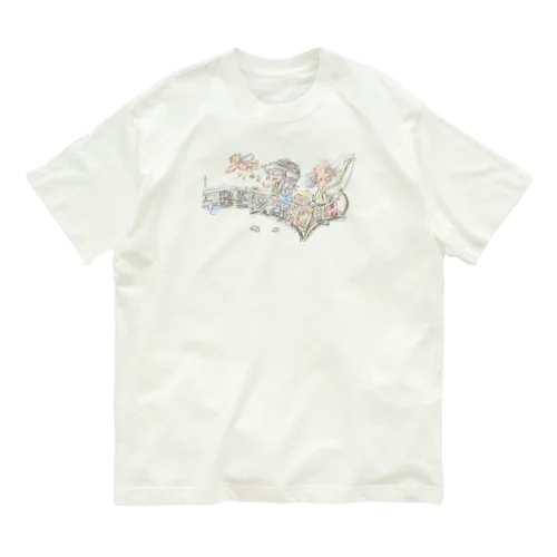 旅に出よう オーガニックコットンTシャツ