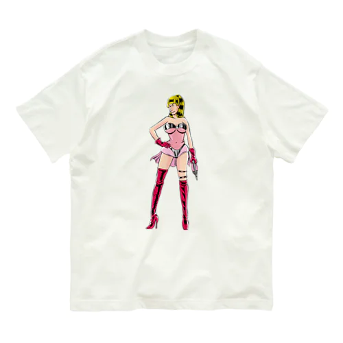 宇宙戦士ガール オーガニックコットンTシャツ