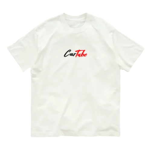 CarTube（赤黒） オーガニックコットンTシャツ