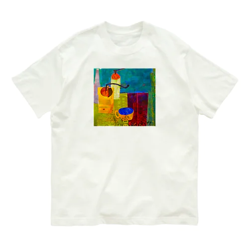  jazz tora 秋のコラージュ Organic Cotton T-Shirt