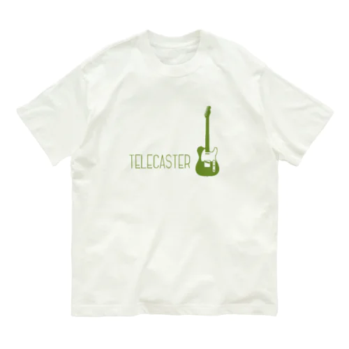 テレキャスター（緑） Organic Cotton T-Shirt