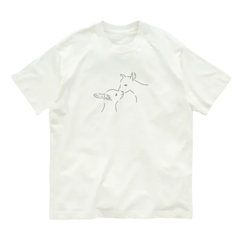 子ヤギ オーガニックコットンTシャツ