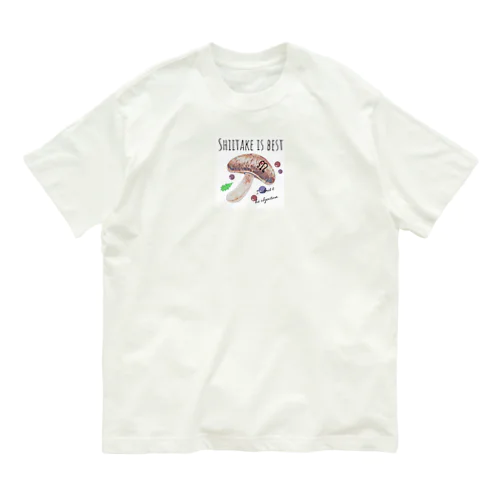 おしゃれしいたけさん オーガニックコットンTシャツ