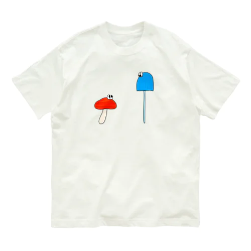 キノコくん(背景なし) Organic Cotton T-Shirt