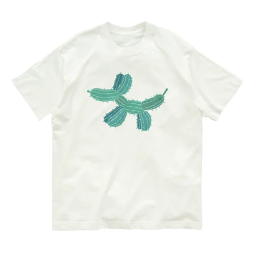 サボテンいぬ Organic Cotton T-Shirt