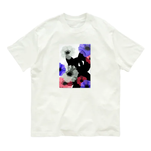 アネモネねこ Organic Cotton T-Shirt