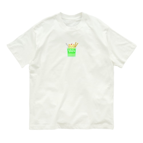 ねこねこクリームソーダ-メロンさん- Organic Cotton T-Shirt