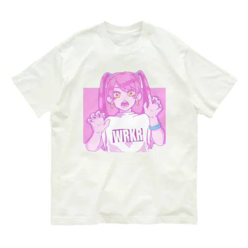 GAOO🐻　パステル オーガニックコットンTシャツ