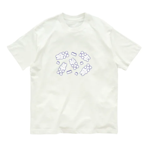 グミたち/白 オーガニックコットンTシャツ