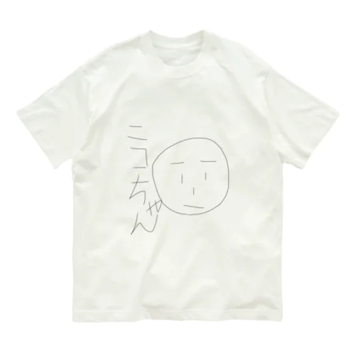 ニコちゃん オーガニックコットンTシャツ