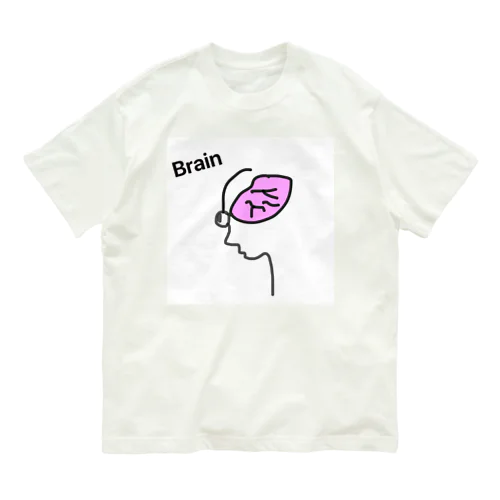 脳味噌 オーガニックコットンTシャツ