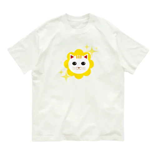 きらきら招き猫 オーガニックコットンTシャツ