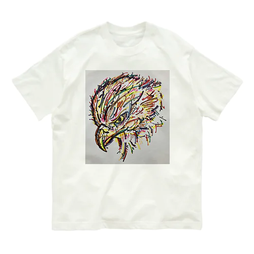 鷲 イラスト Organic Cotton T-Shirt