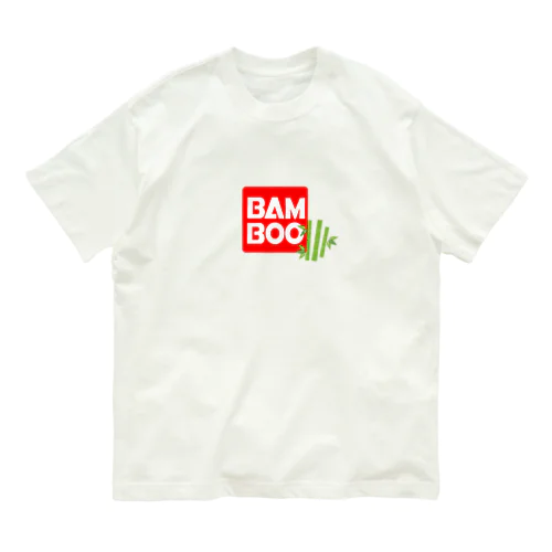 BAMBOOデザイン オーガニックコットンTシャツ