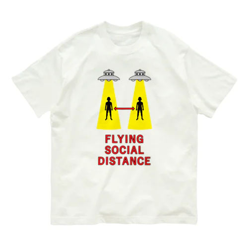 FLYING SOCIAL DISTANCE Organic Cotton T-Shirt
