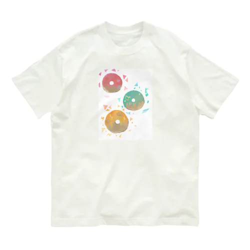 ドーナツTシャツ オーガニックコットンTシャツ