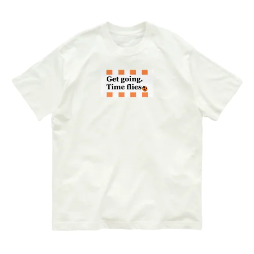 テントウムシピリオド（オレンジ）　Orange Ladybird オーガニックコットンTシャツ