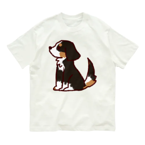 キャバリアわんこ(トライカラー) Organic Cotton T-Shirt