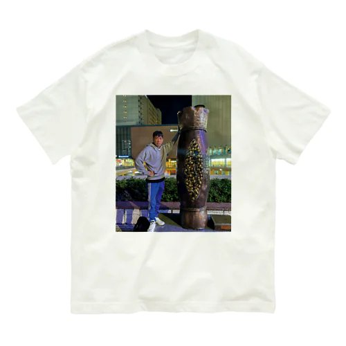 DJ ZET #オリジナル納豆 ジャケ豆 オーガニックコットンTシャツ