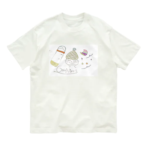 おやすみ赤ちゃん オーガニックコットンTシャツ