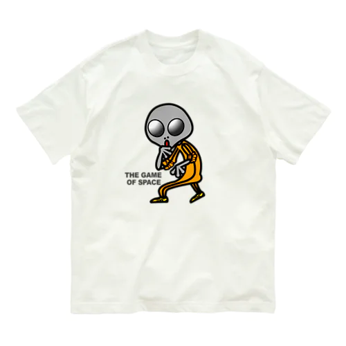 宇宙遊戯 ポスターバージョン オーガニックコットンTシャツ